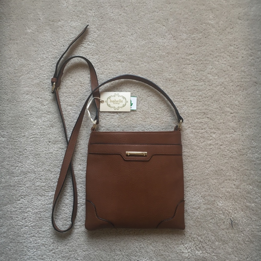 Isabelle handbags: Brown Crossbody
